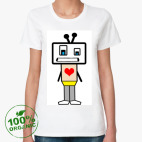 Женская футболка органик