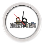 Настенные часы (без цифр) Monty Python
