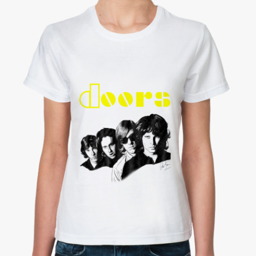 Классическая футболка  футболка THE DOORS