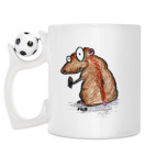 Кружка с футбольным мячиком