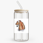 Банка с бамбуковой крышкой