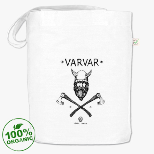 Сумка шоппер с принтом варвар