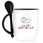 Кружка с ложкой