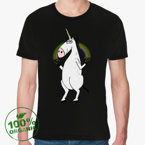 Футболка из органик-хлопка Единорог