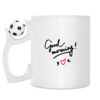 Кружка с футбольным мячиком