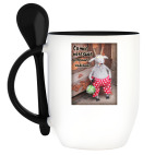 Кружка с ложкой