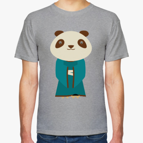 Футболка с принтом Панда в кимоно