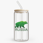 Банка с бамбуковой крышкой