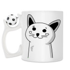 Кружка с футбольным мячиком