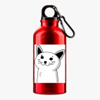 Металлическая бутылка 400 мл UV-DTF