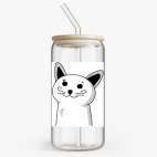 Банка с бамбуковой крышкой