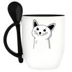 Кружка с ложкой