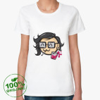 Женская футболка органик