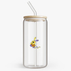 Банка с бамбуковой крышкой