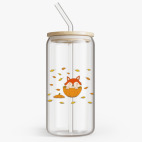 Банка с бамбуковой крышкой