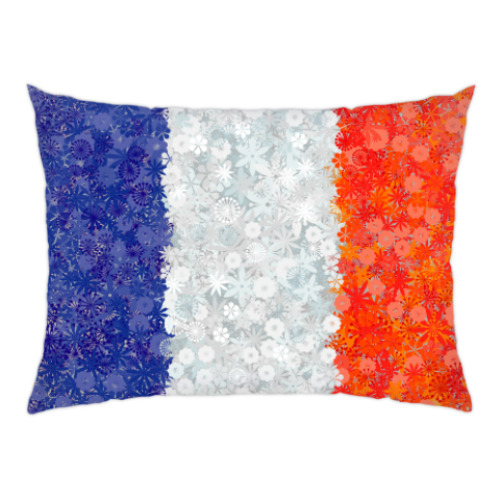 Подушка с принтом Флаг Франции