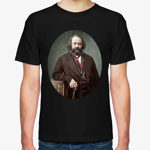 Футболка с принтом Михаил Бакунин / Mikhail Bakunin