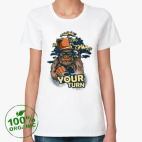 Женская футболка органик