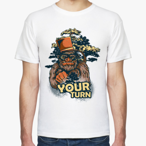 Футболка с принтом Your turn