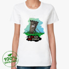 Женская футболка органик