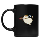 Кружка цветная UV-DTF