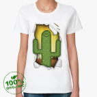 Женская футболка органик