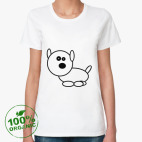 Женская футболка органик