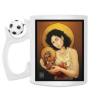 Кружка с футбольным мячиком