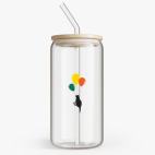 Банка с бамбуковой крышкой