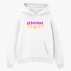 Толстовка худи оверсайз