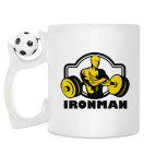 Кружка с футбольным мячиком