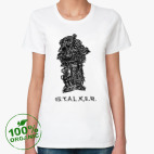 Женская футболка органик