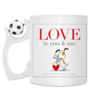 Кружка с футбольным мячиком