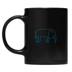 Кружка цветная UV-DTF