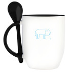 Кружка с ложкой