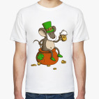 Мышь с пивом на День Святого Патрика