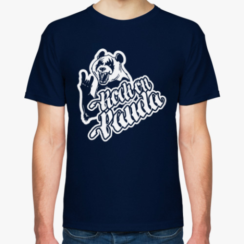 Футболка с принтом Rockon panda