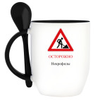 Кружка с ложкой