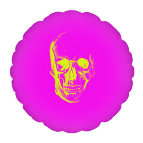 Подушка с принтом Череп