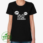 Женская футболка органик