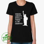 Женская футболка органик