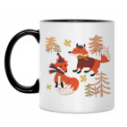 Кружка двухцветная