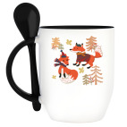 Кружка с ложкой