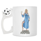 Кружка с футбольным мячиком