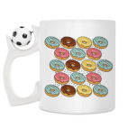 Кружка с футбольным мячиком