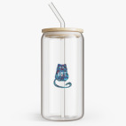 Банка с бамбуковой крышкой