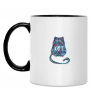 Кружка двухцветная