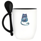 Кружка с ложкой