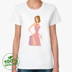 Женская футболка органик