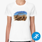 Женская спортивная футболка